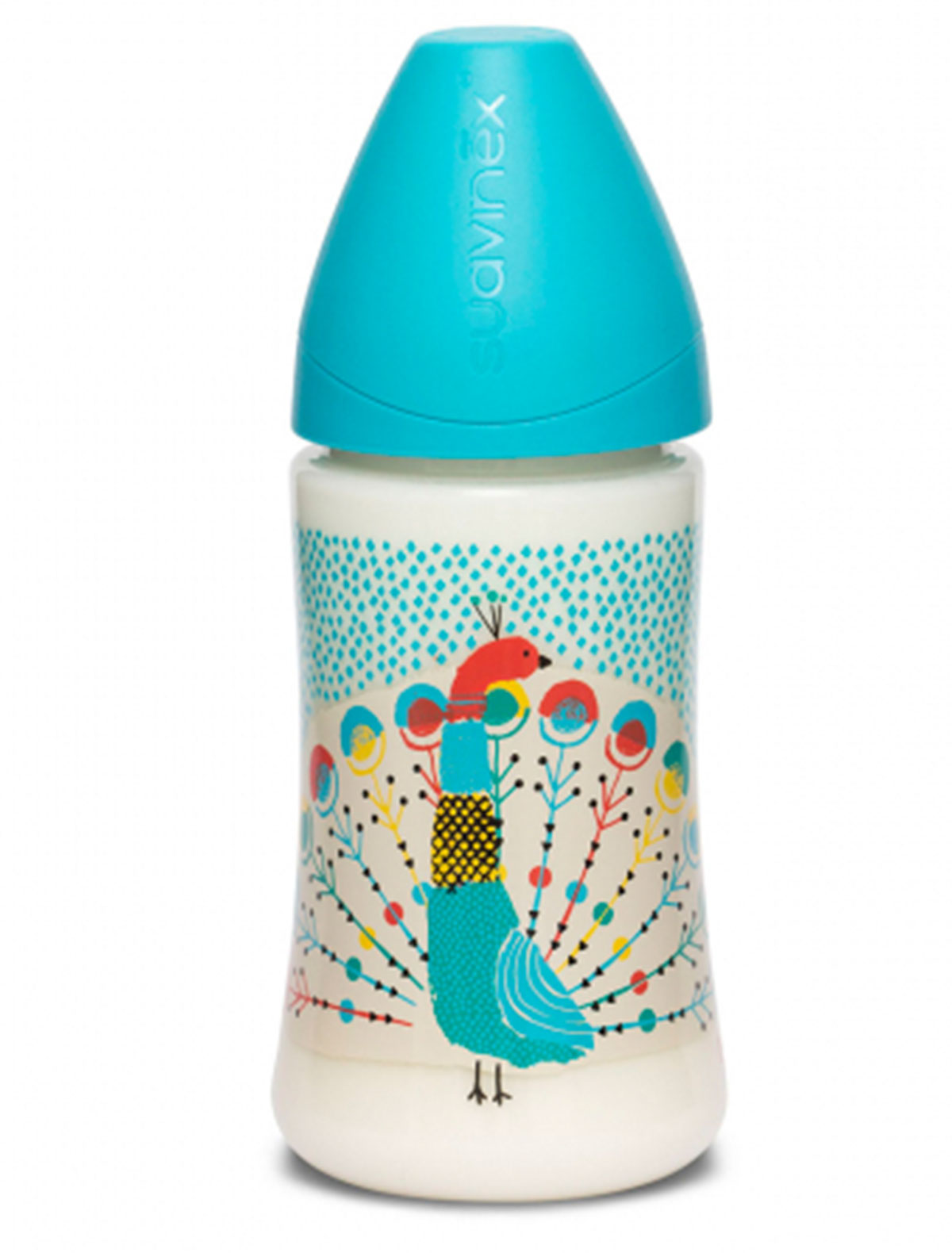 Бутылочка Suavinex бутылочка suavinex basic с круглой силиконовой соской 270 мл 2 шт