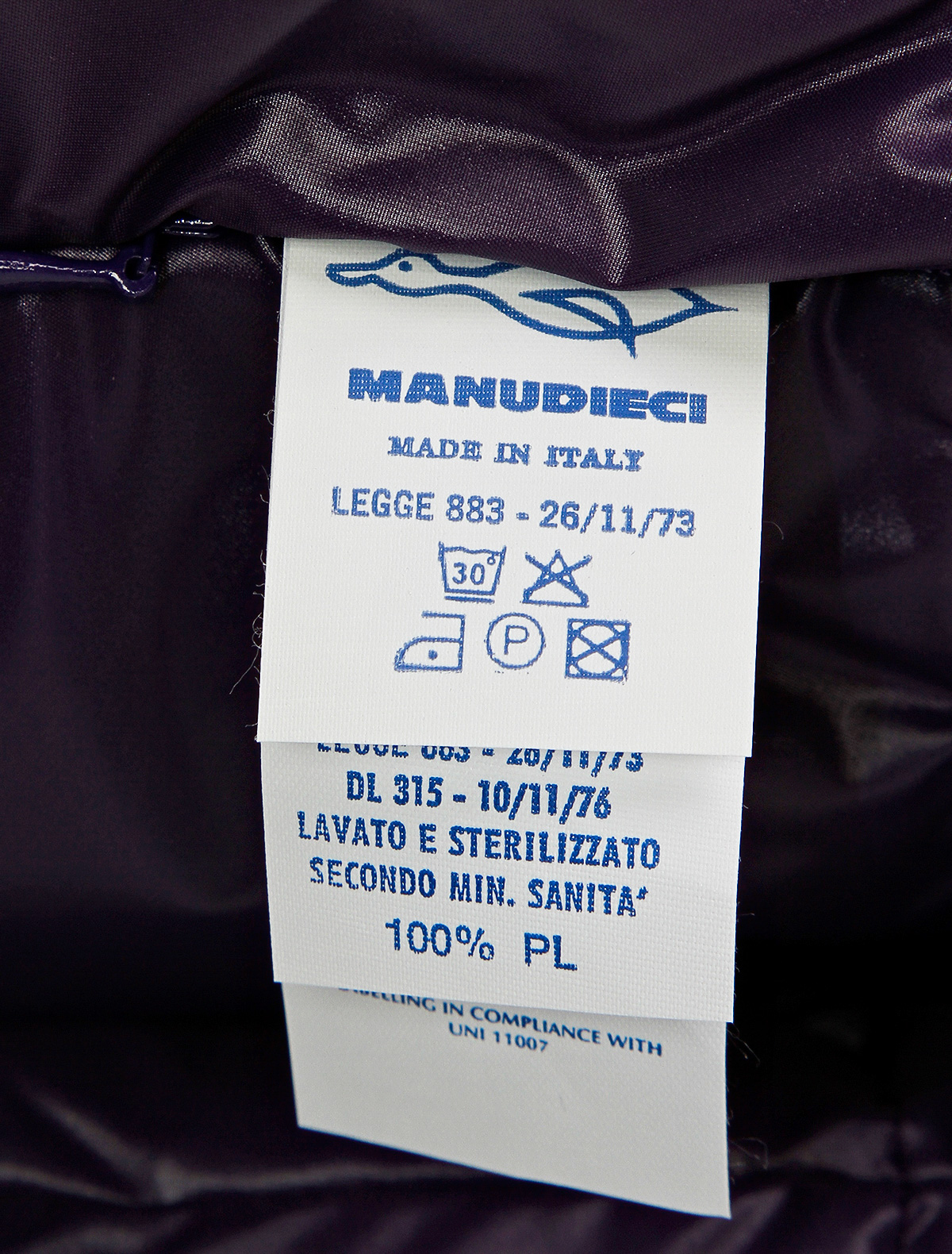 Пальто Manudieci 1880413, цвет фиолетовый, размер 6 1123309881046 - фото 4