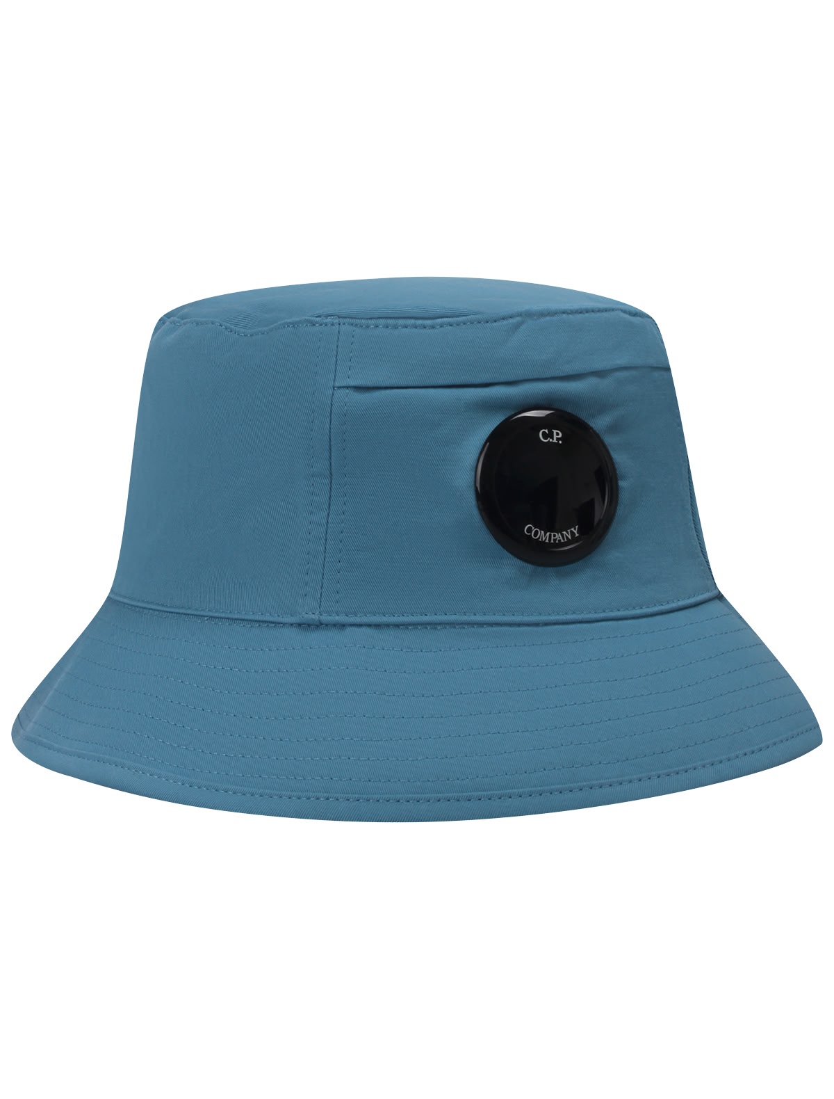 Хлопковая панама голубого цвета