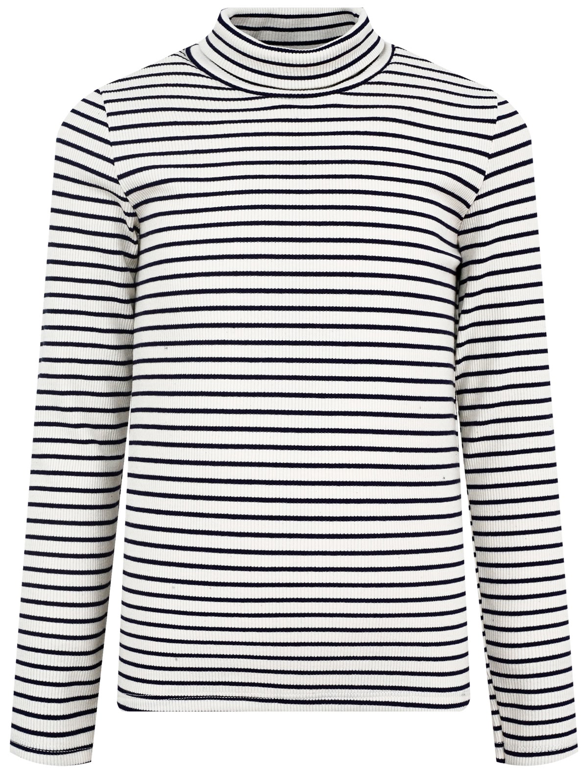 Кремовая водолазка в полоску