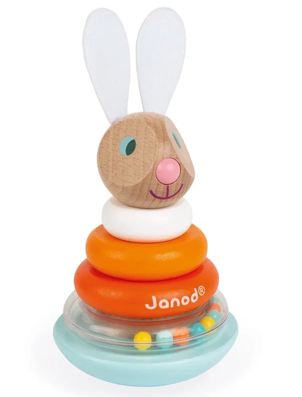 Пирамидка-качалка Кролик