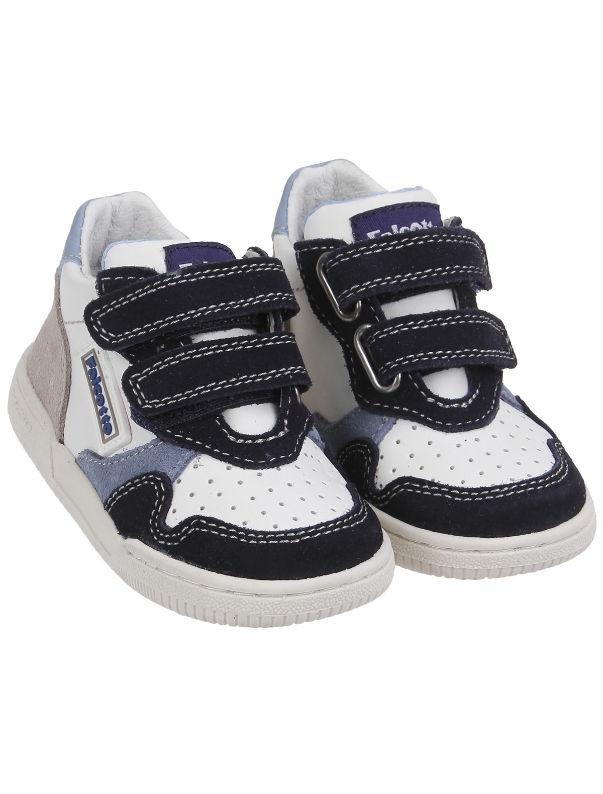 Кеды с перфорацией на липучках