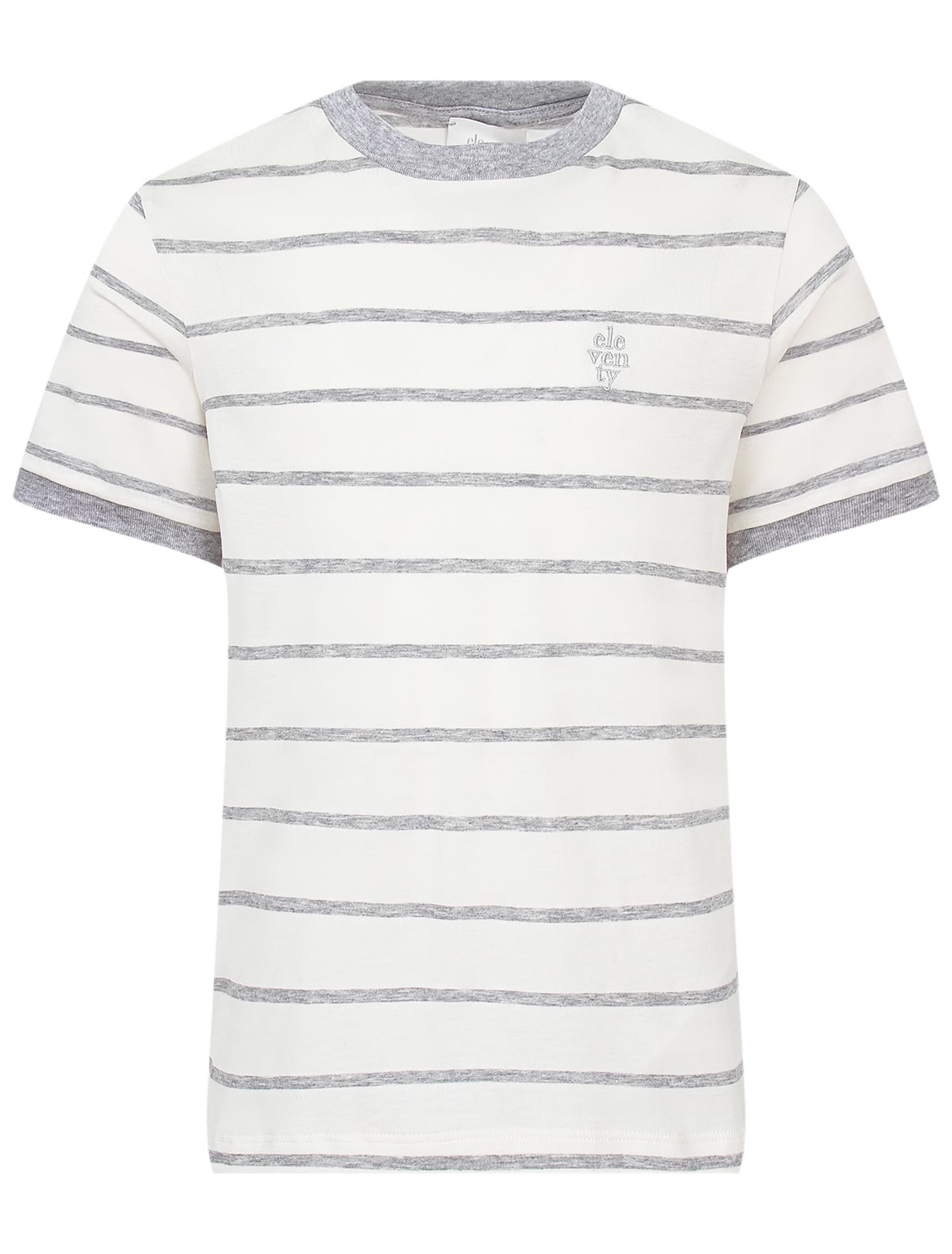 Футболка в серую полоску
