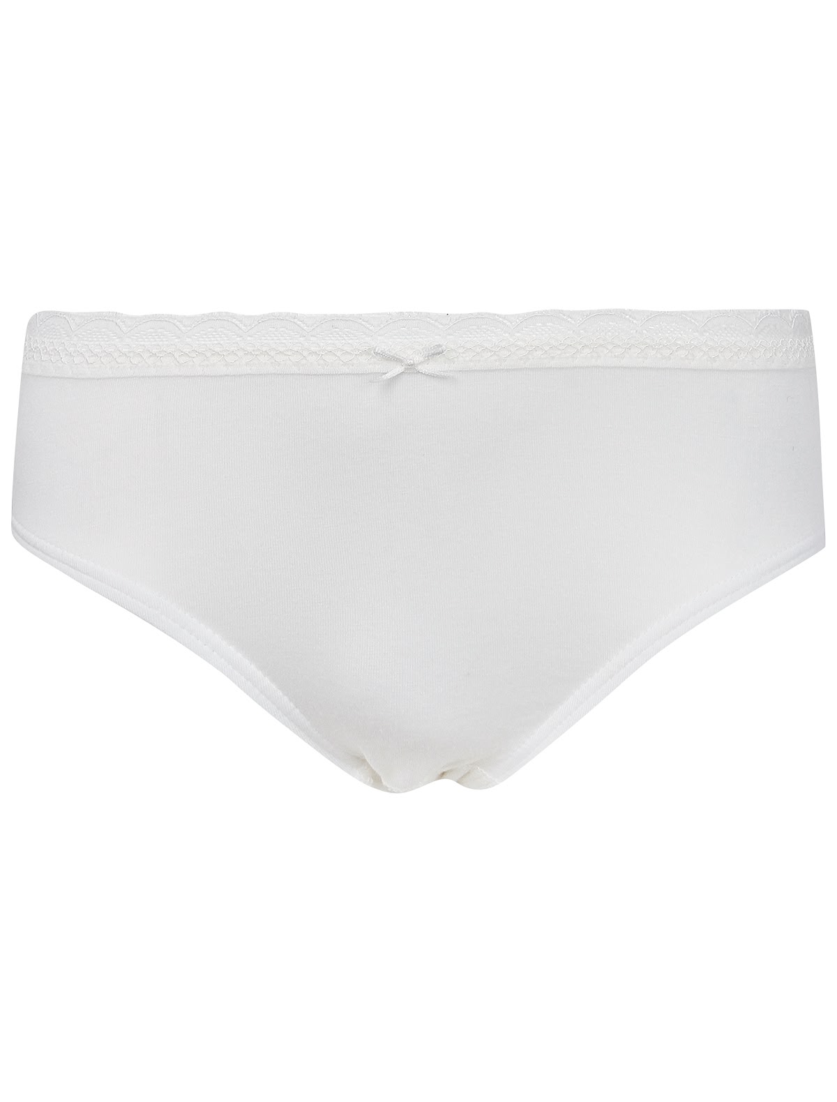 Кремовые трусы из хлопка и модала