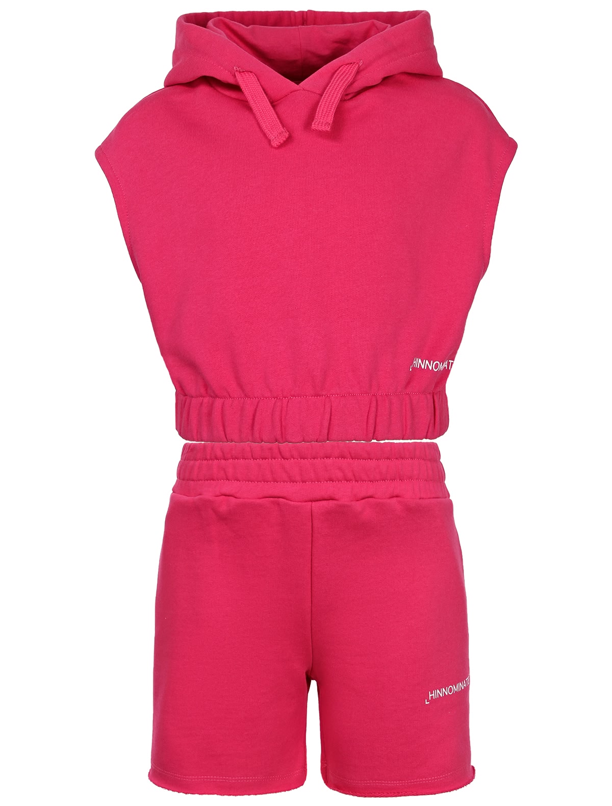 Комплект из шорт и топа с капюшоном