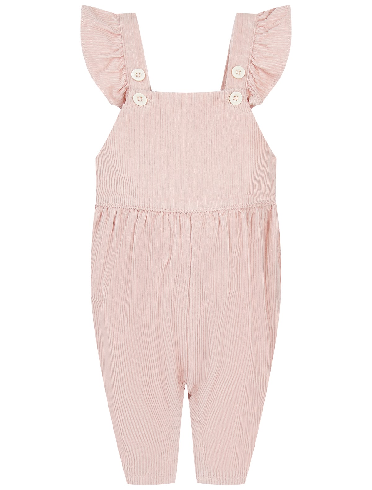 Розовый вельветовый комбинезон