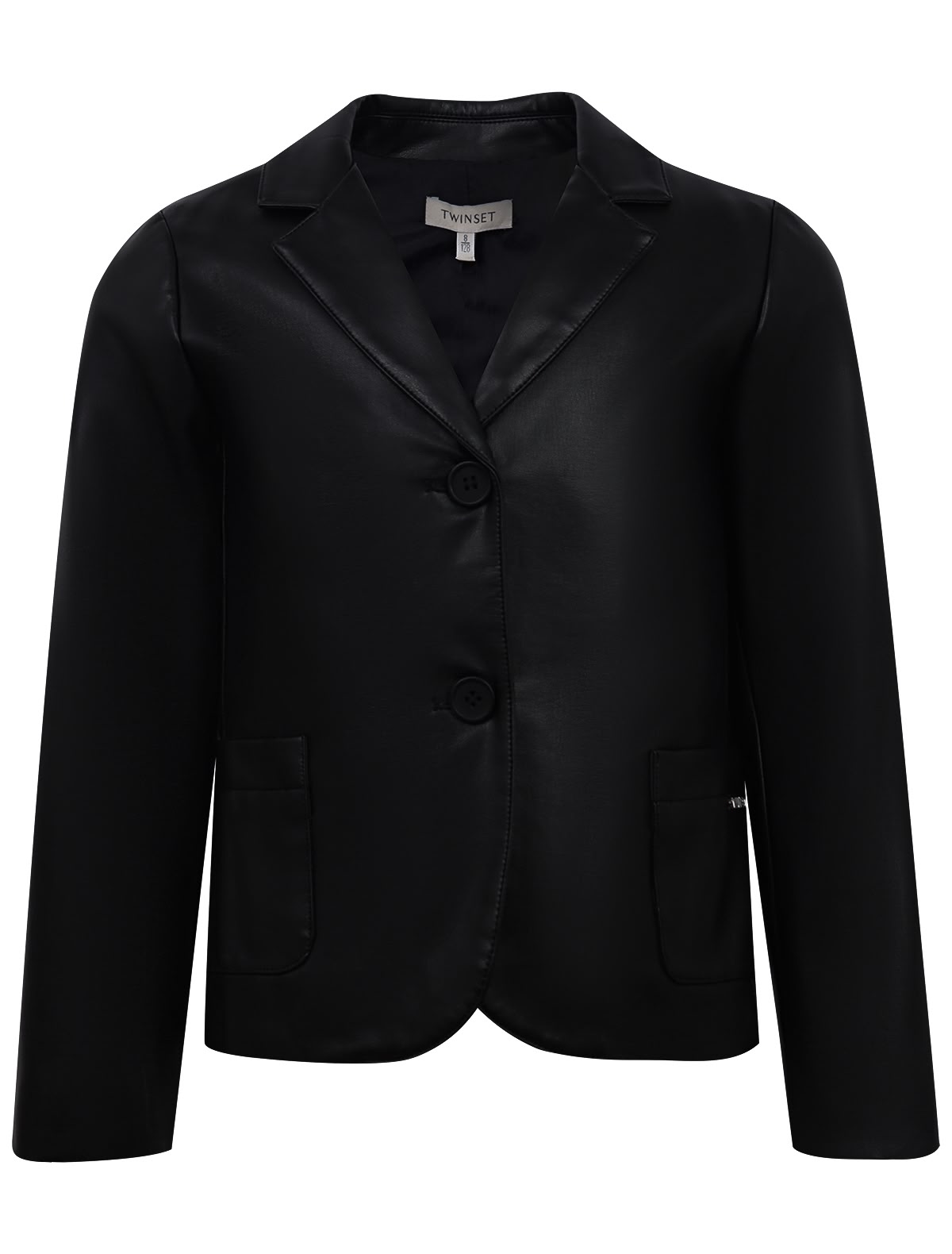 чёрный Жакет с покрытием