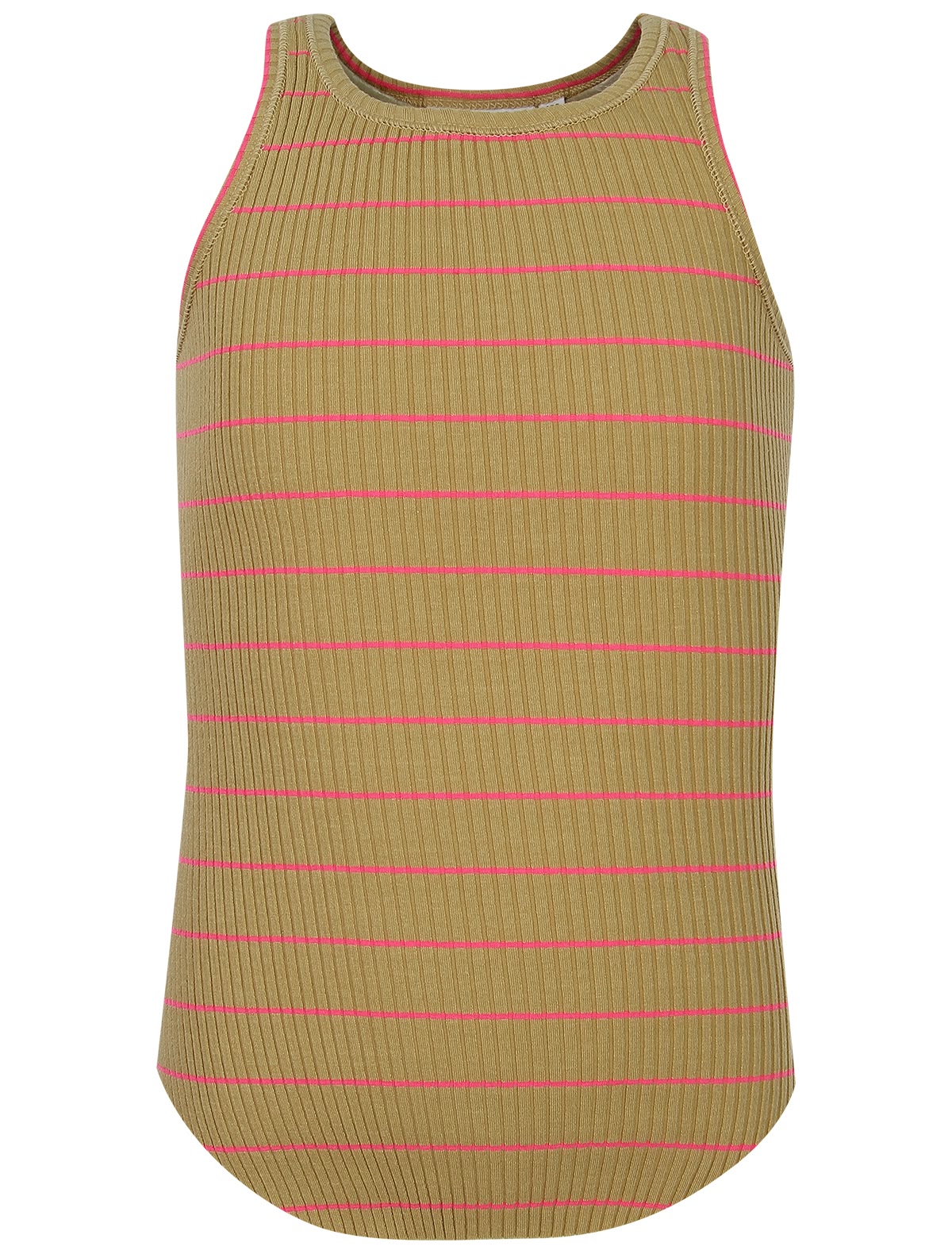 Длинная майка в полоску