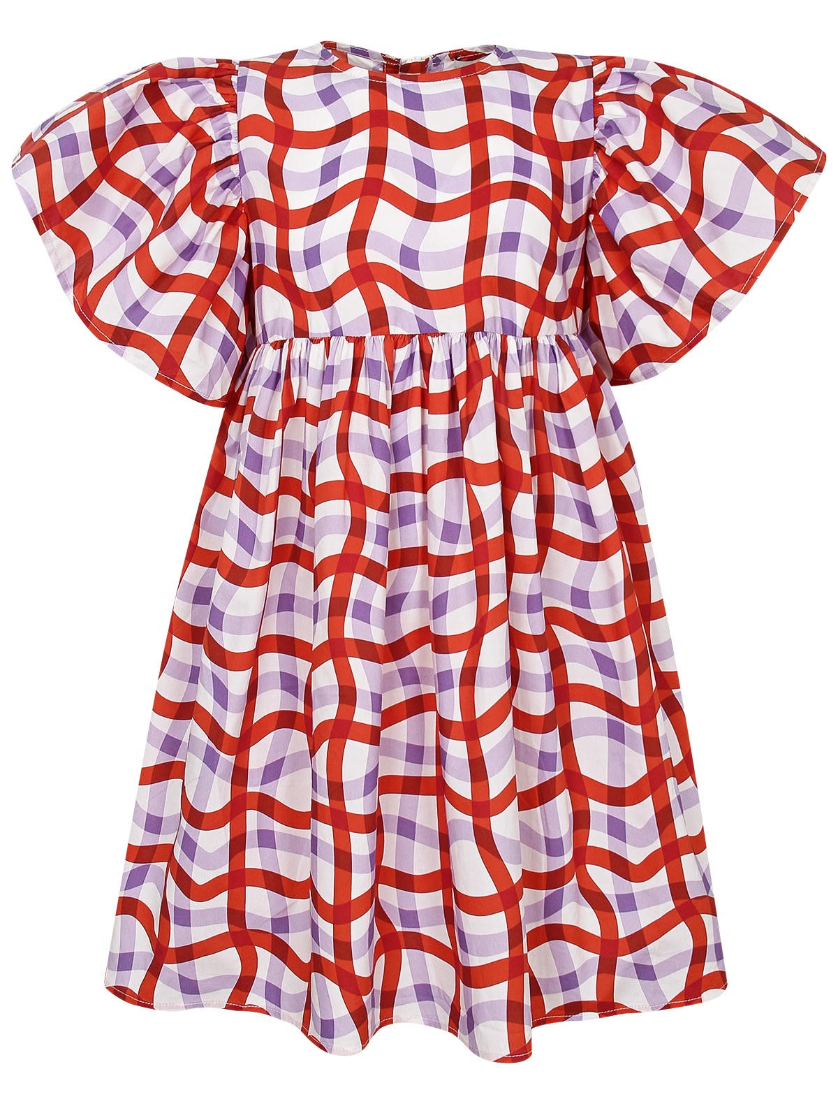 Платье в разноцветную клетку