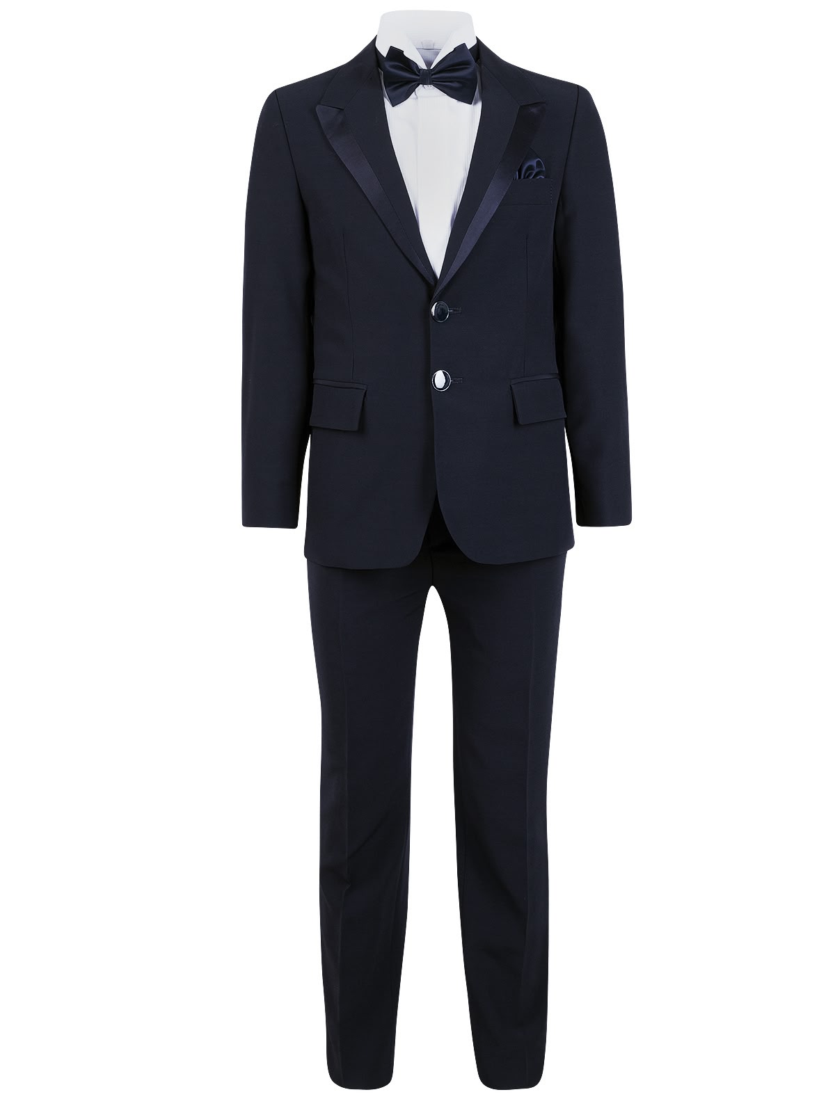 Синий классический костюм из 5 изделий