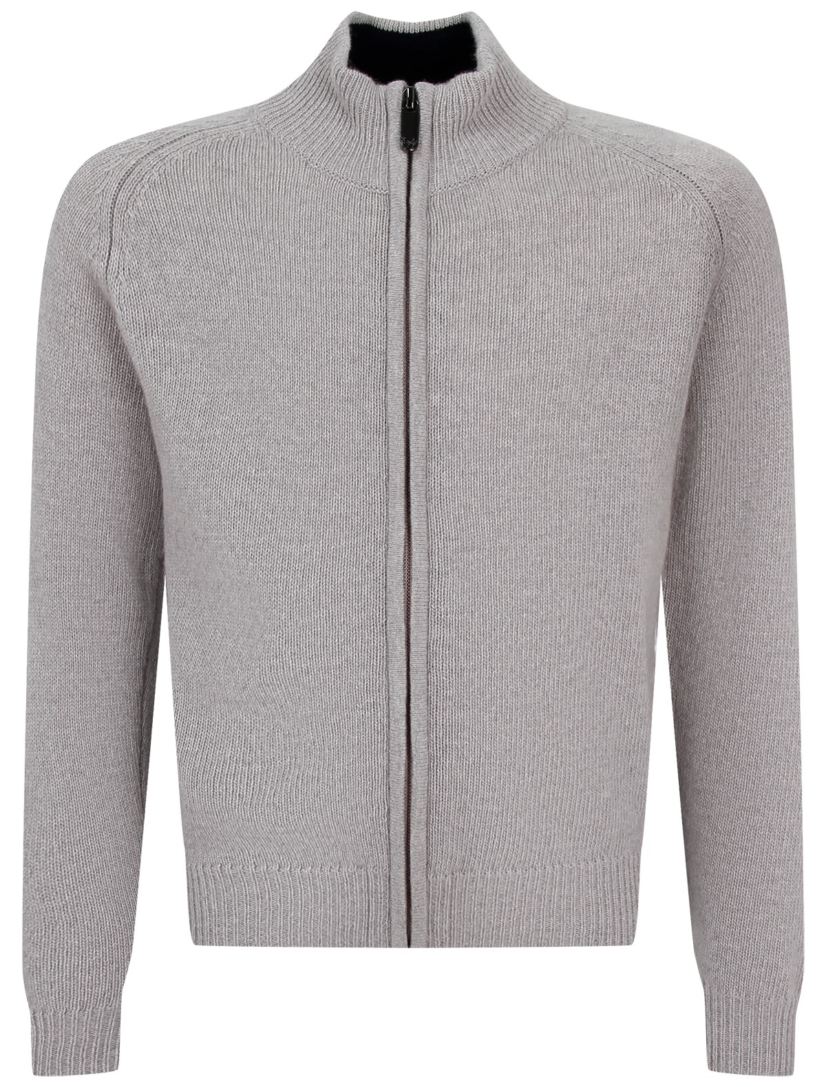 Серый кардиган из шерсти