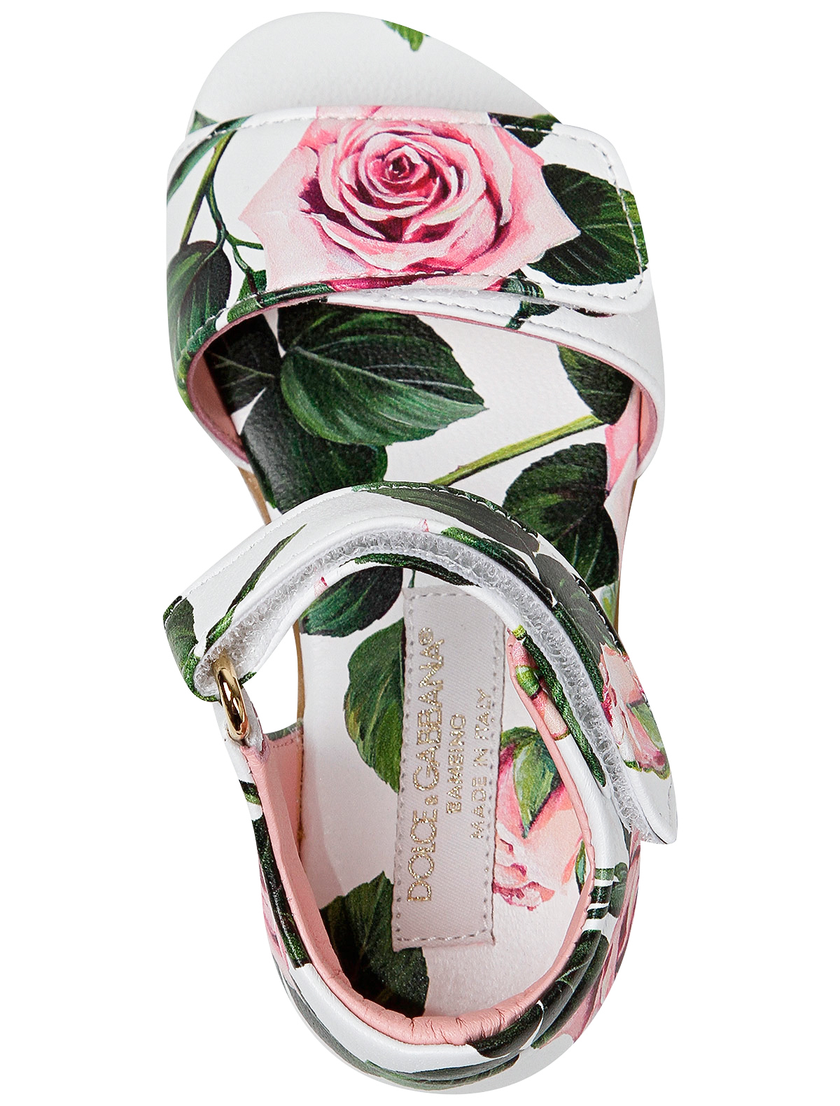 Босоножки Dolce & Gabbana 2175321, цвет белый, размер 19 2164509071607 - фото 4
