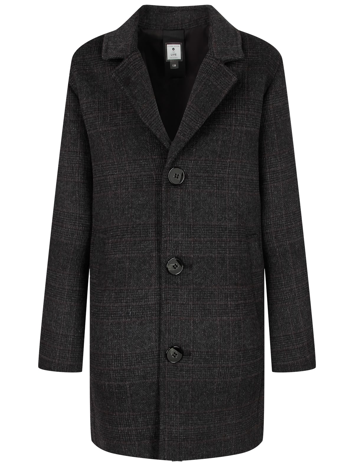 Пальто в крупную клетку