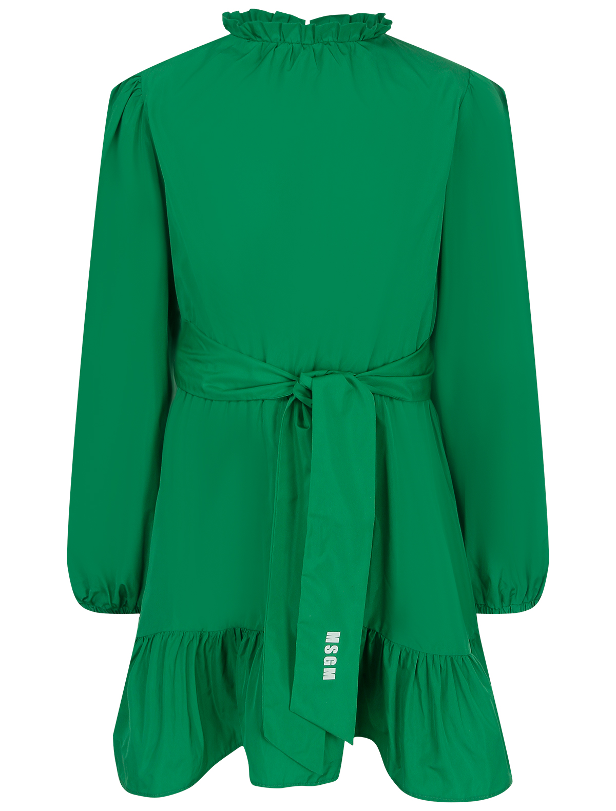 Платье MSGM зеленого цвета