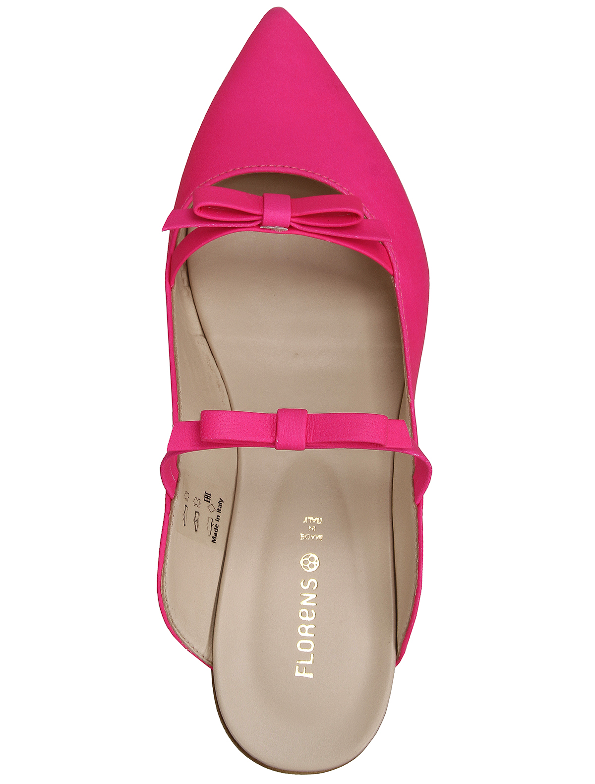 Туфли Florens 2557359, цвет розовый, размер 40 2014509372863 - фото 5
