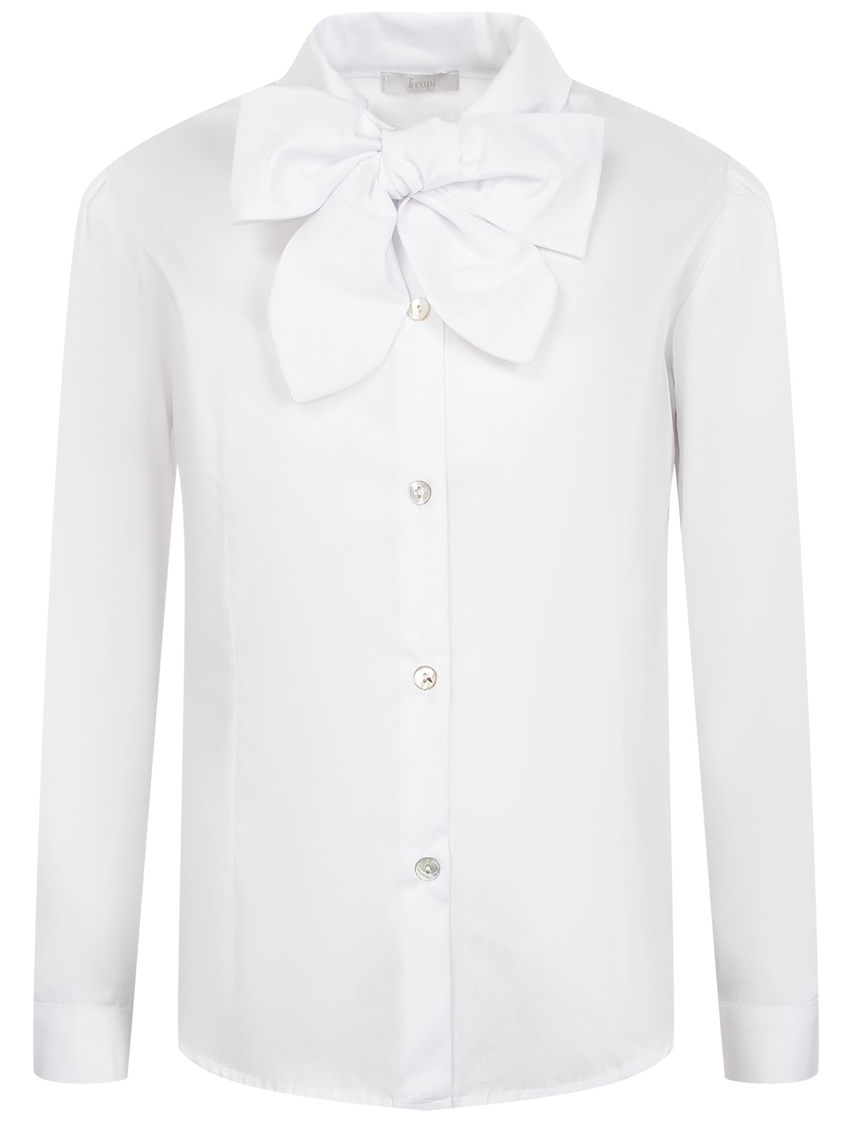 Блуза с бантом на воротнике