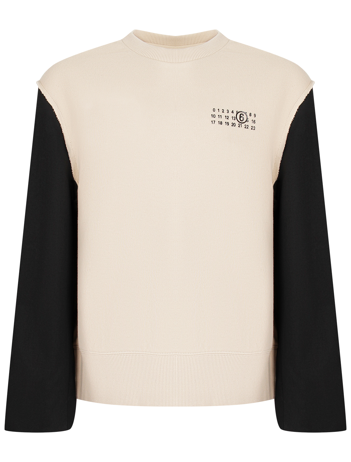 

Свитшот MM6 Maison Margiela, Бежевый, 2714439