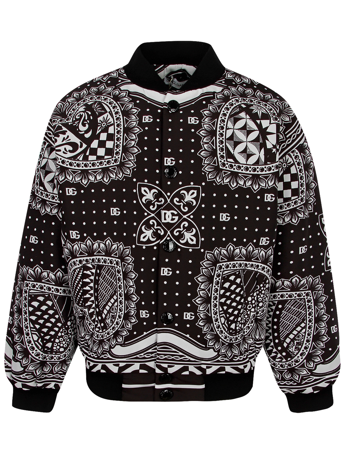 Куртка Dolce & Gabbana 2496169, цвет черный, размер 7 1074519284601 - фото 1