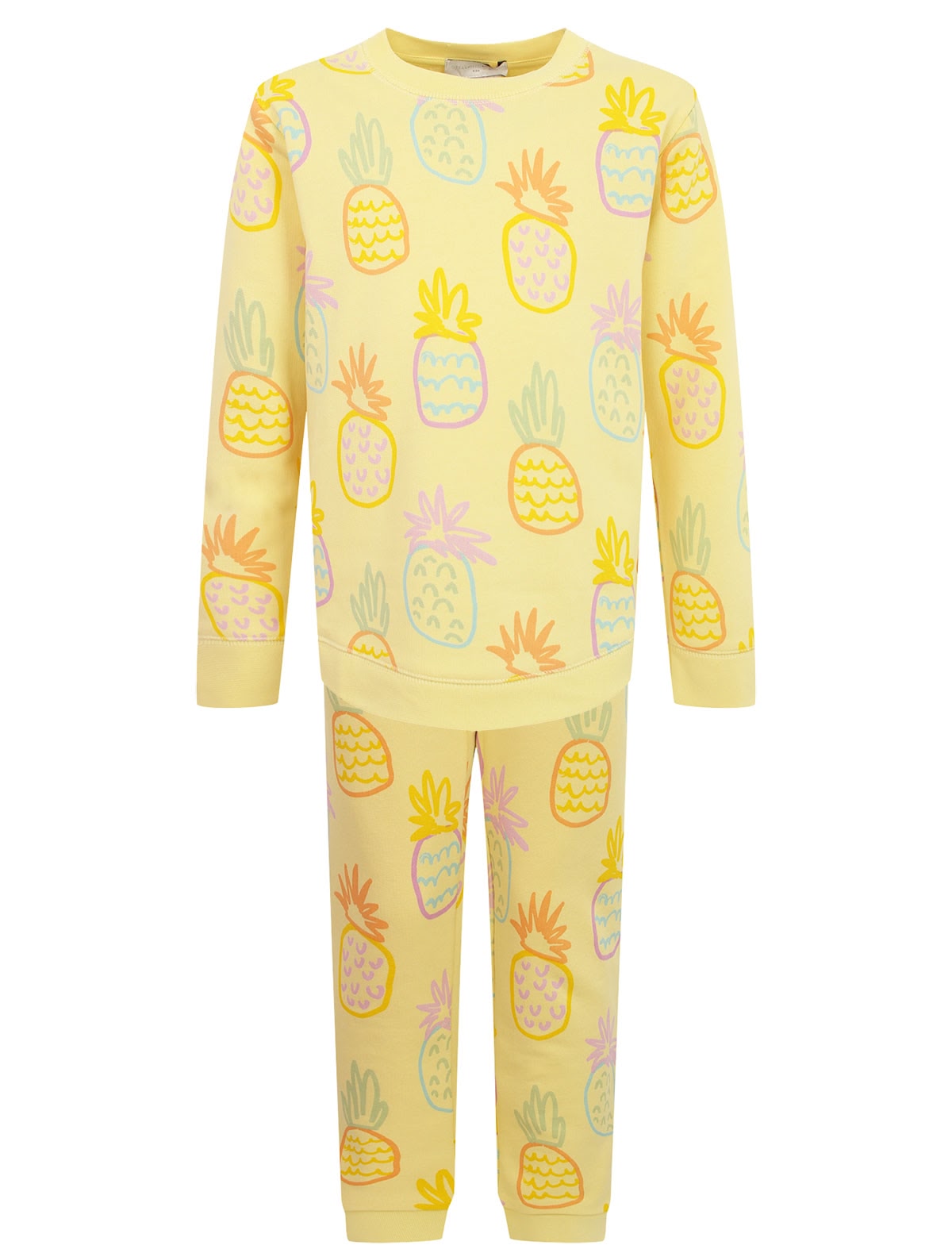 Спортивный костюм с принтом ананасы
