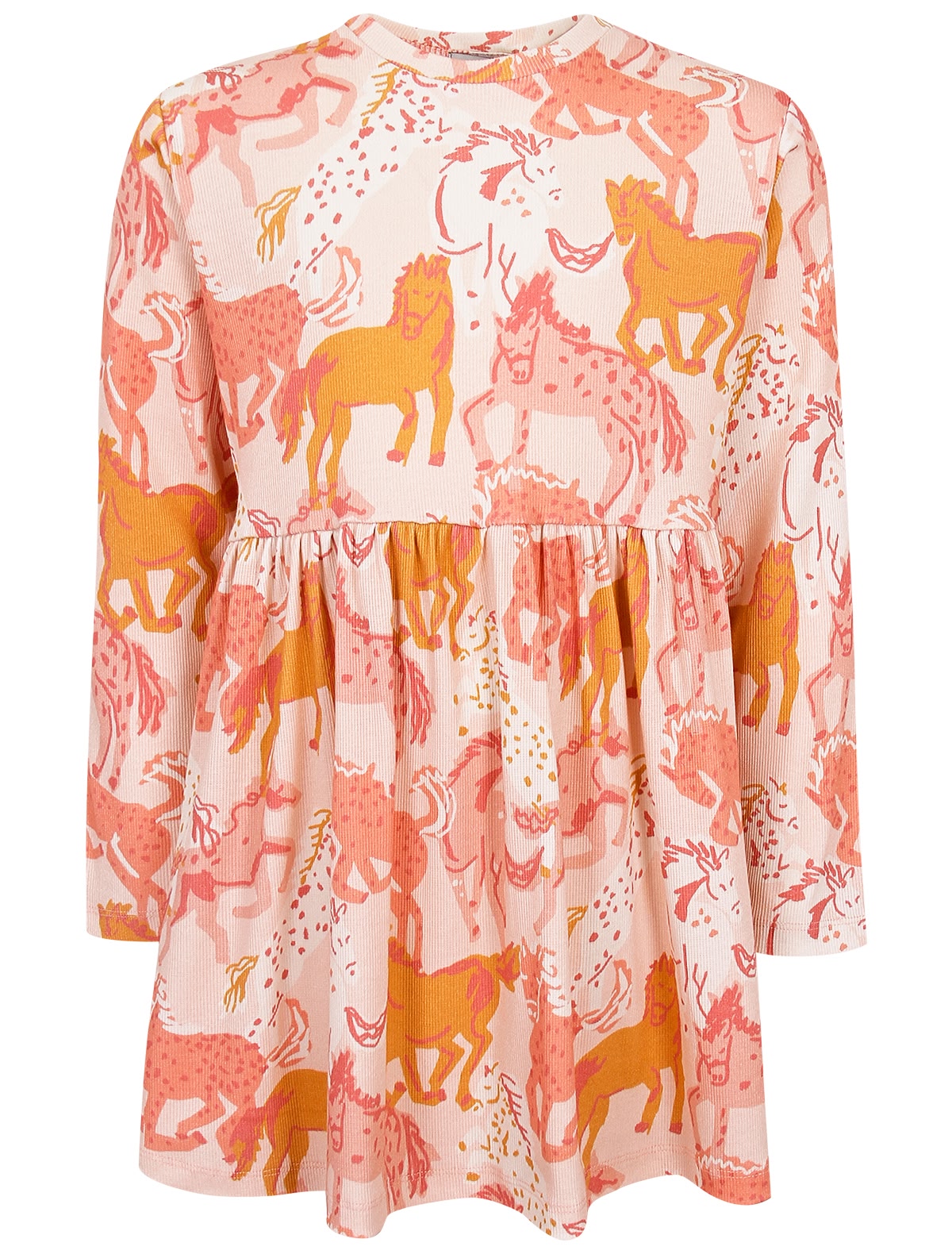 Платье с принтом лошади