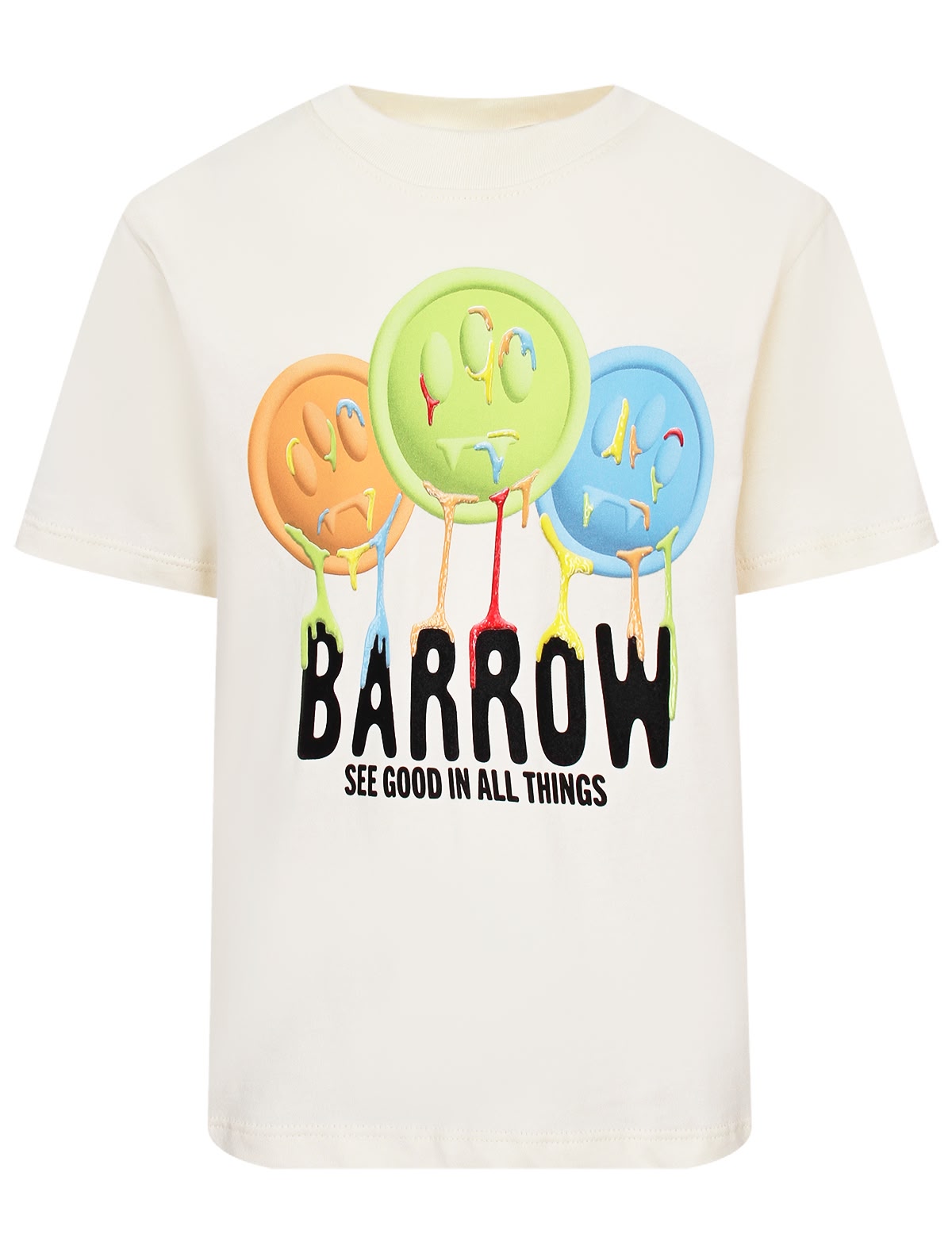 Футболка с принтом и логотипом