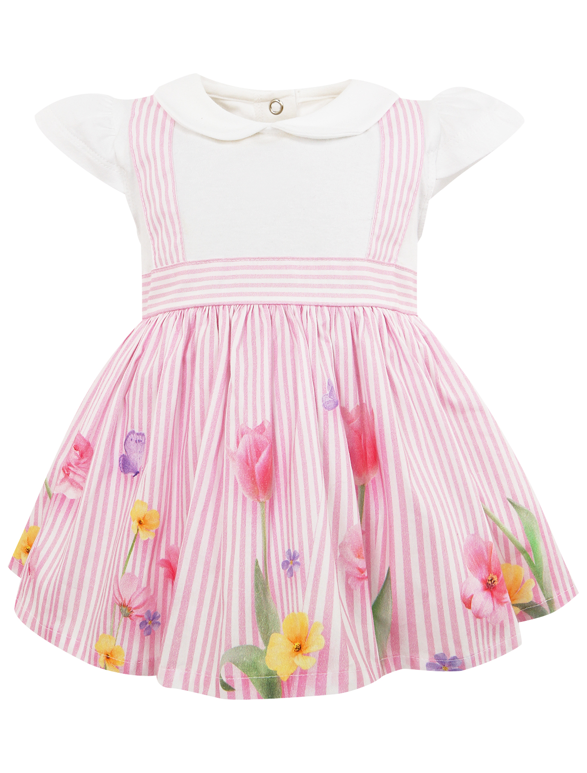 Платье Lapin House 2654550, цвет розовый, размер 1 1054509417110 - фото 3
