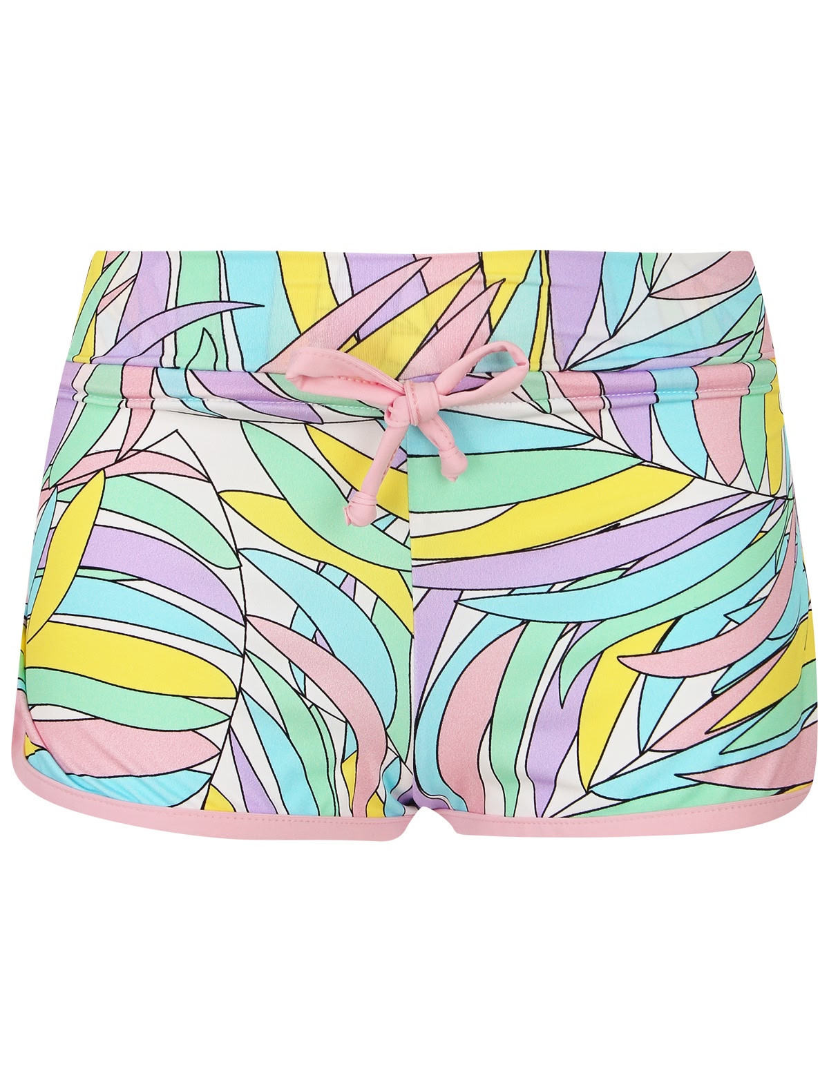 Пляжные шорты с абстрактным принтом