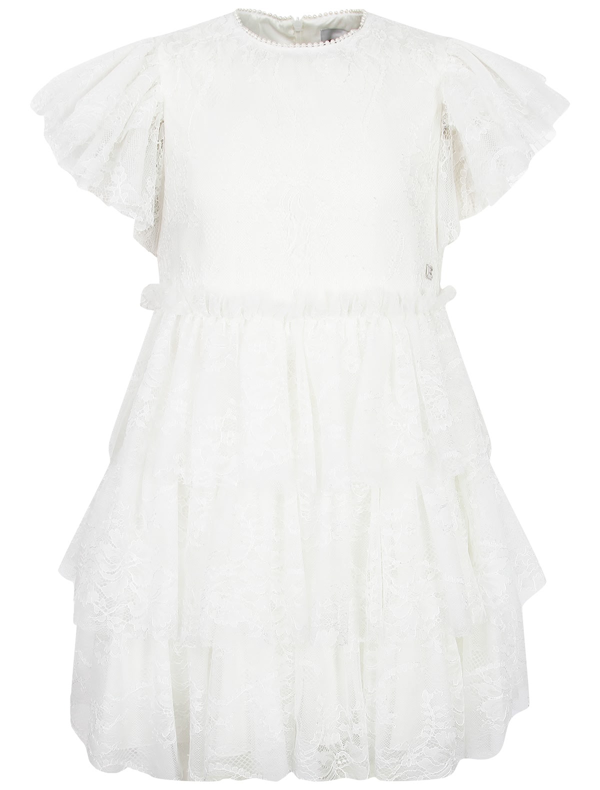 Воздушное платье с ярусной юбкой