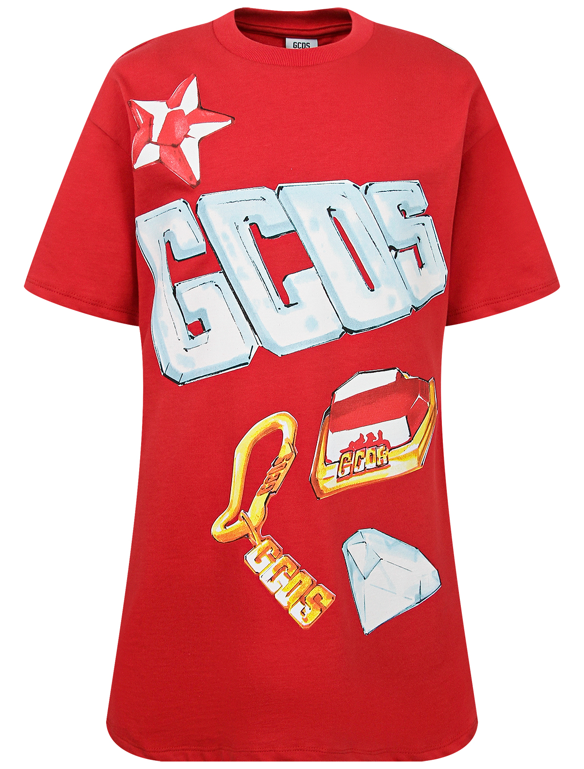 

Платье GCDS mini, Красный, 2340920