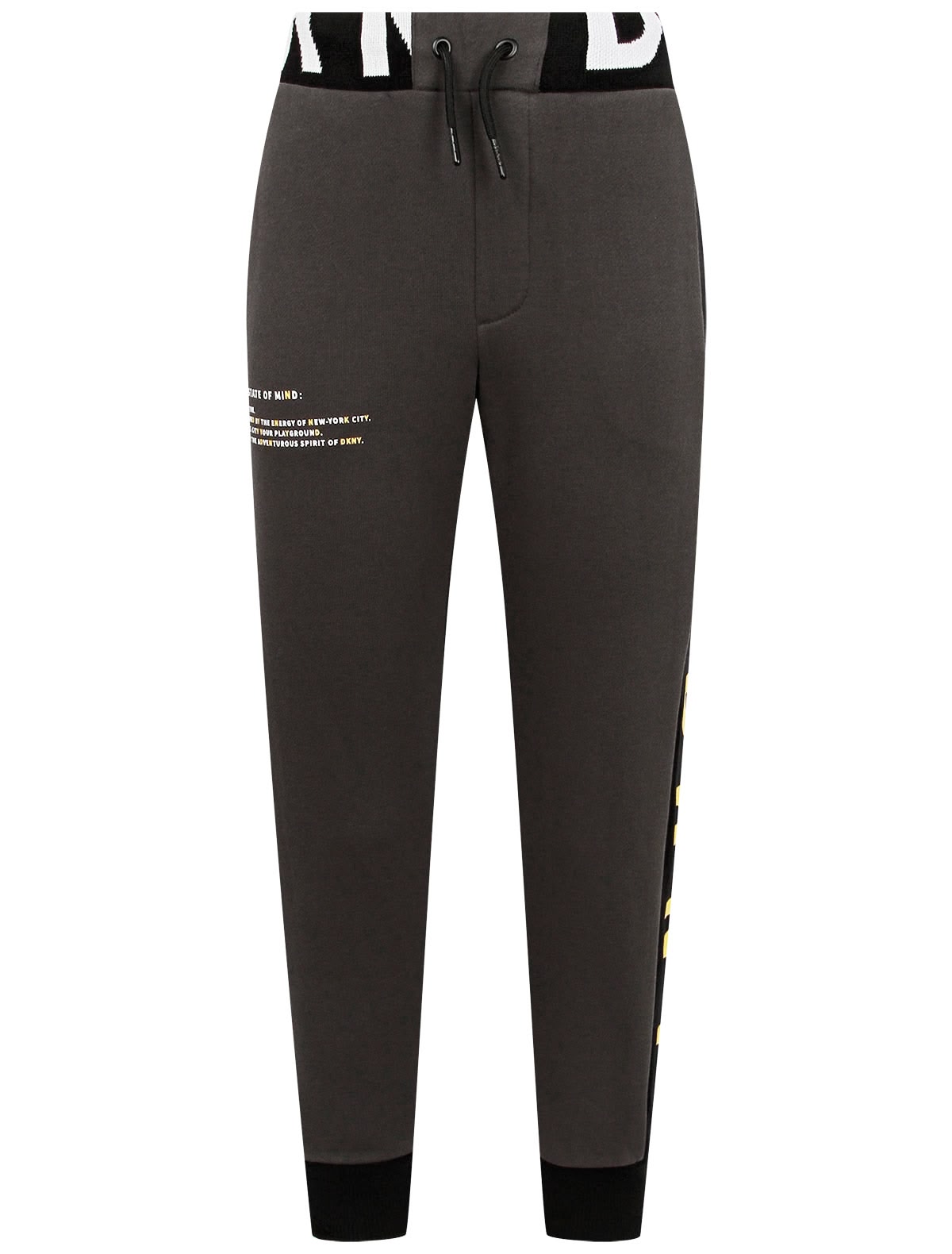 спортивные брюки с логотипом на поясе