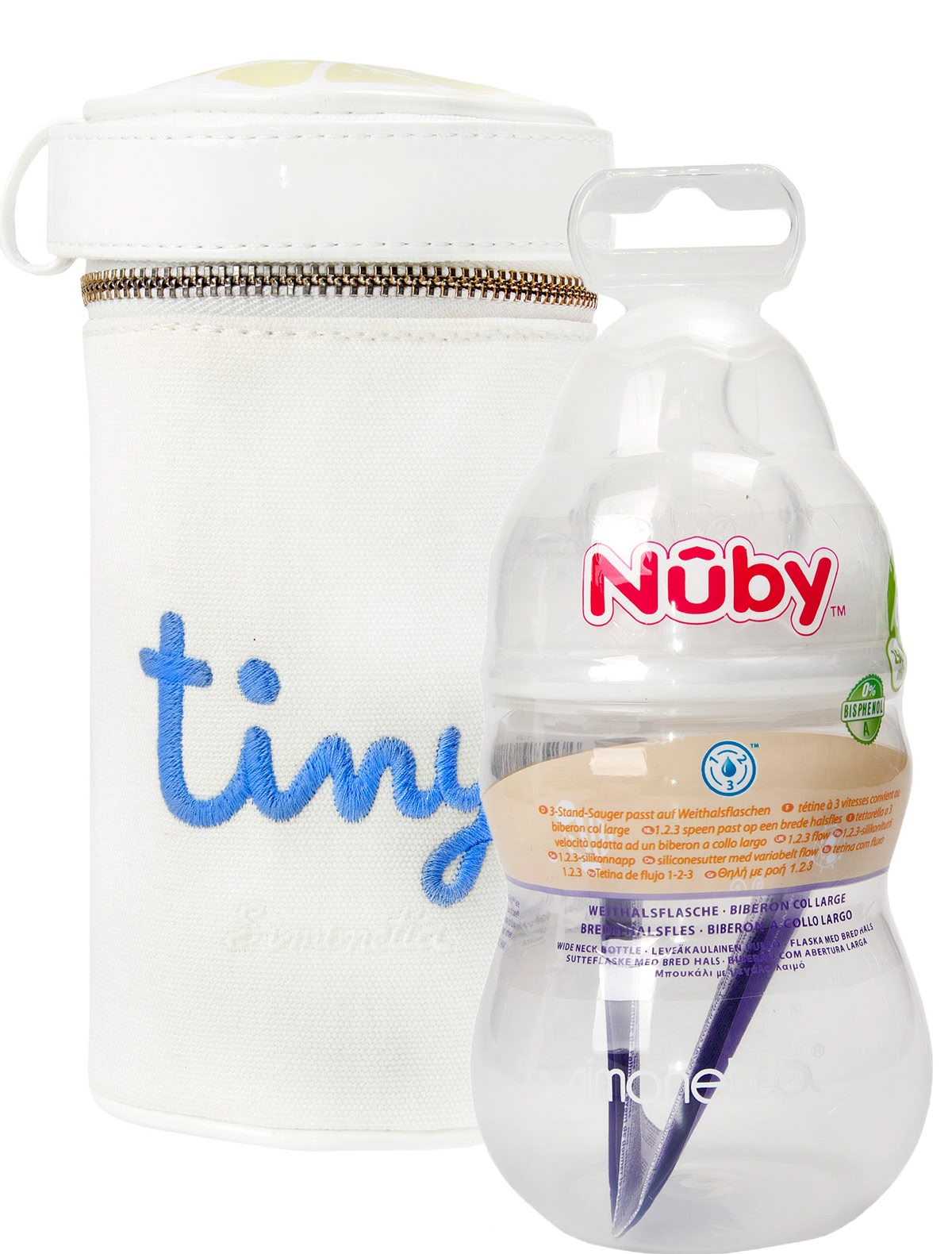 Набор для малышей: бутылочка и футляр