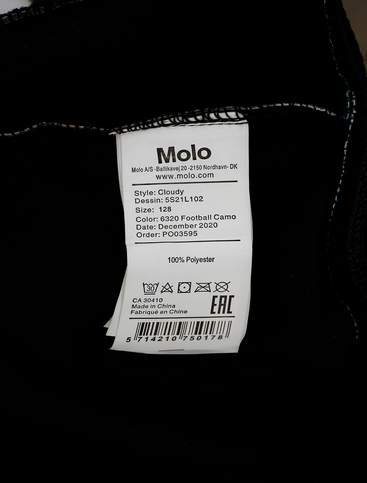 Куртка MOLO 2291906, цвет синий, размер 5 1074519171062 - фото 3