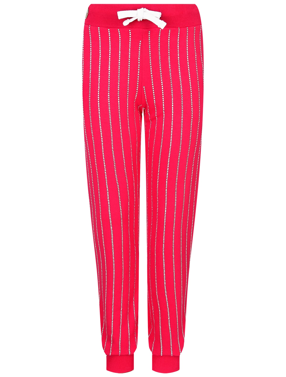 Спортивные брюки в блестящую полоску