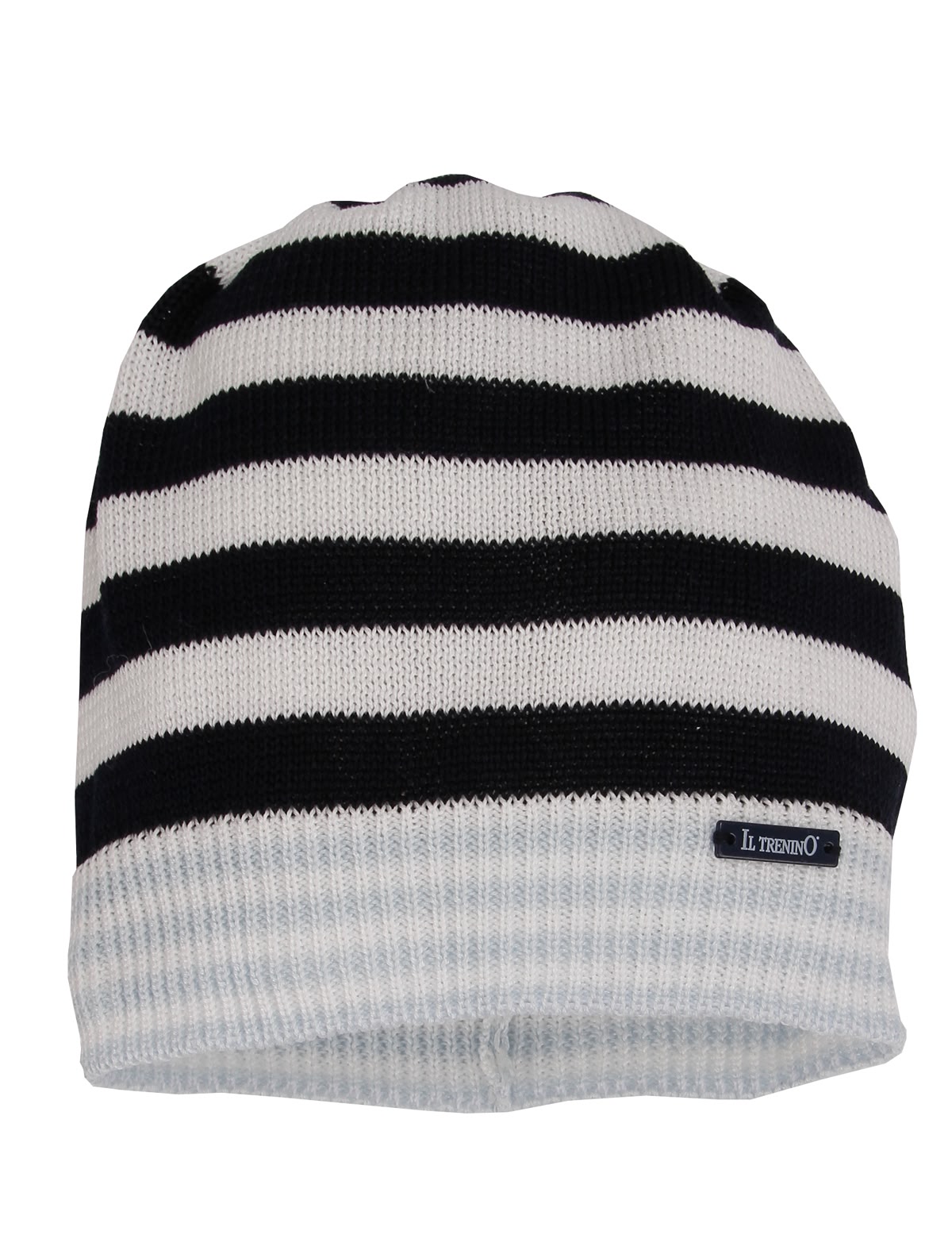 Полосатая шапка из хлопка