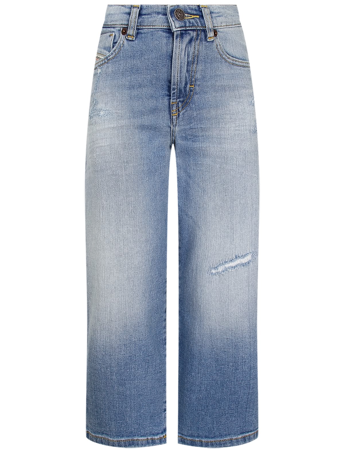 Джинсы с эффектом выцветания