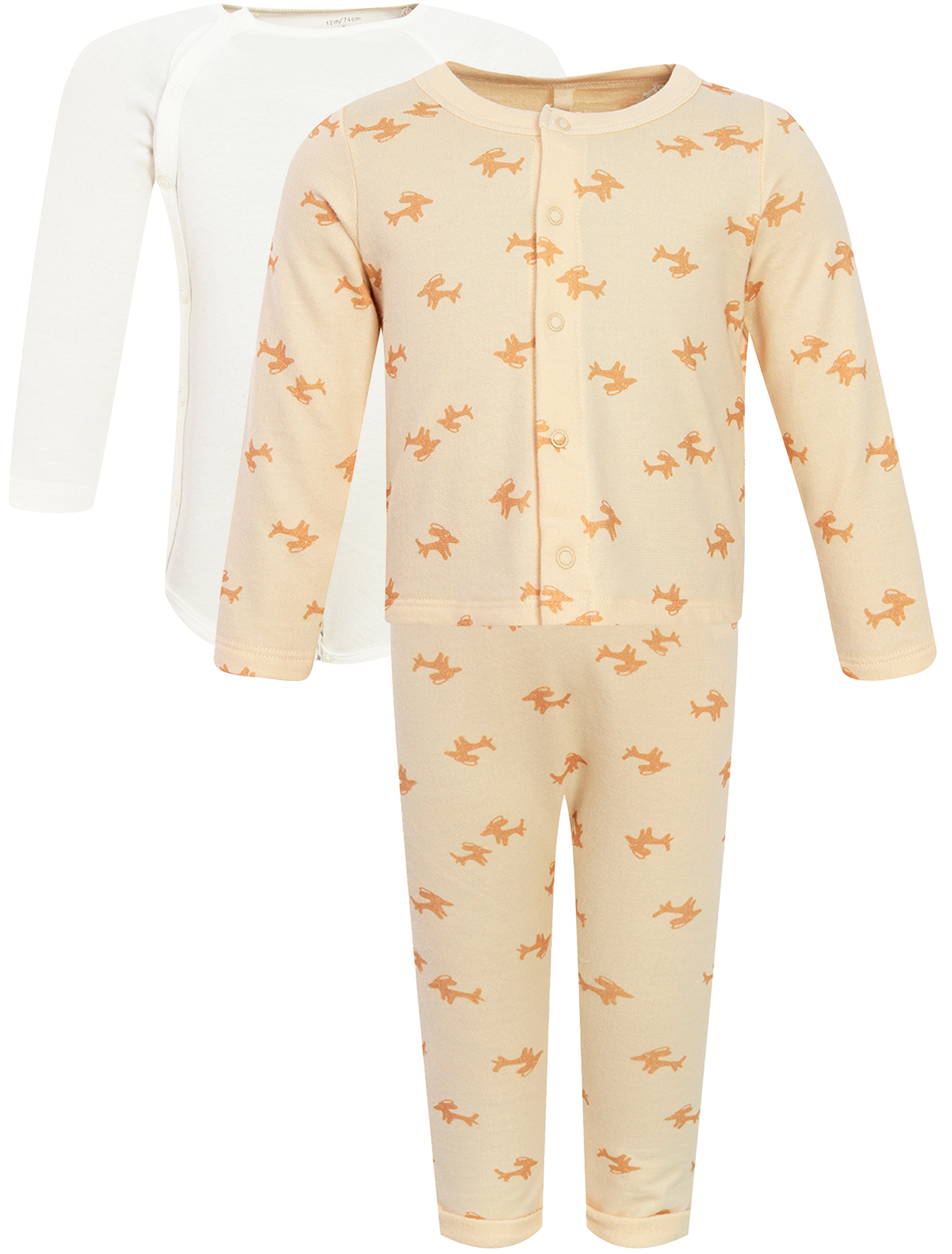 

Комплект из  шт. PETIT BATEAU, Бежевый, 2590356