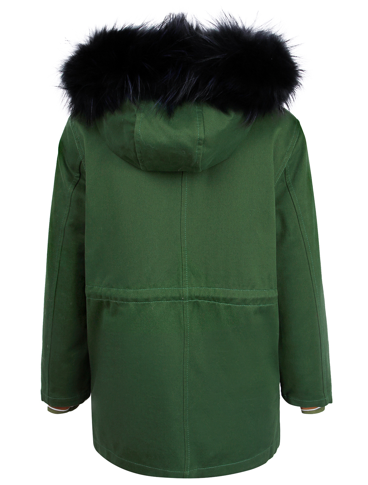 Куртка Yves Salomon 1874487, цвет зеленый, размер 4 1072209880676 - фото 2