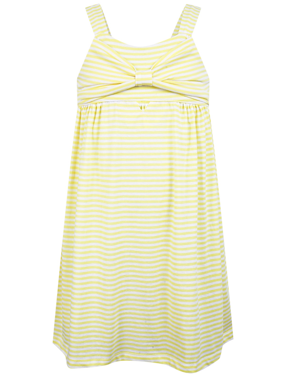 Жёлтый сарафан с бантом