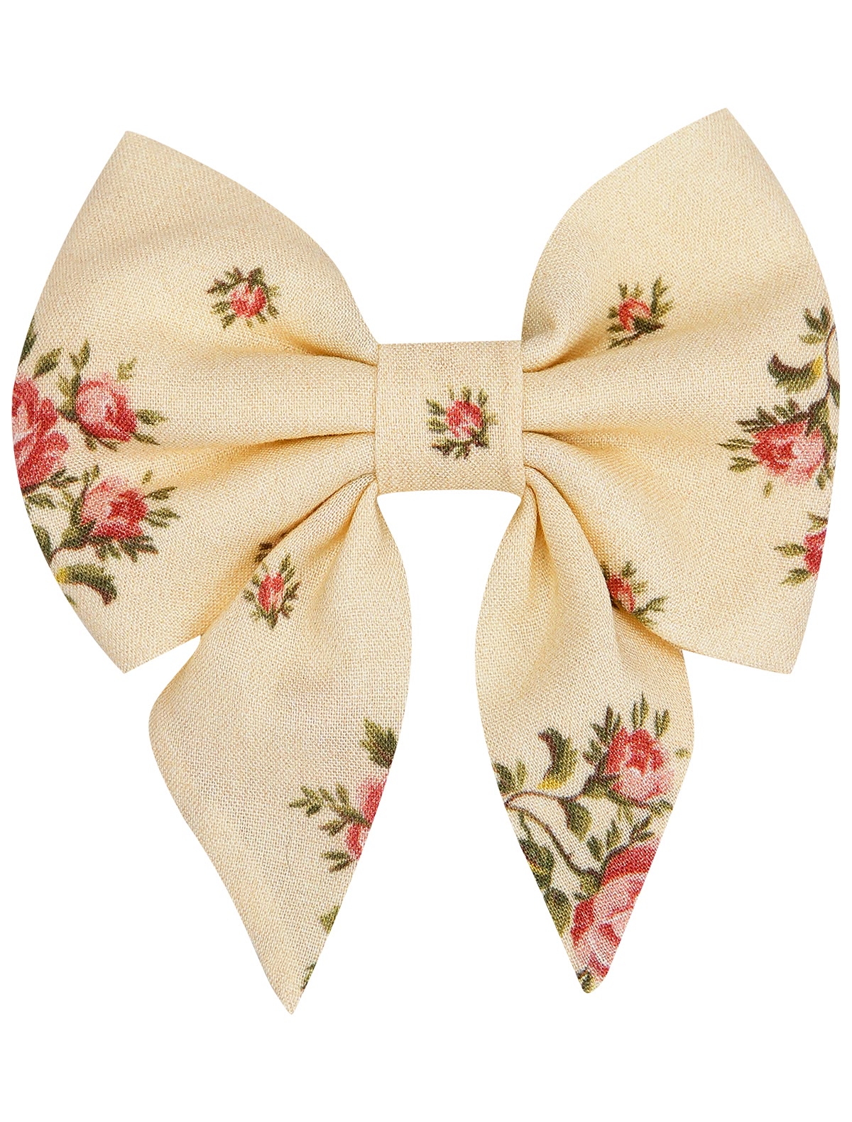 Бант с цветочным принтом