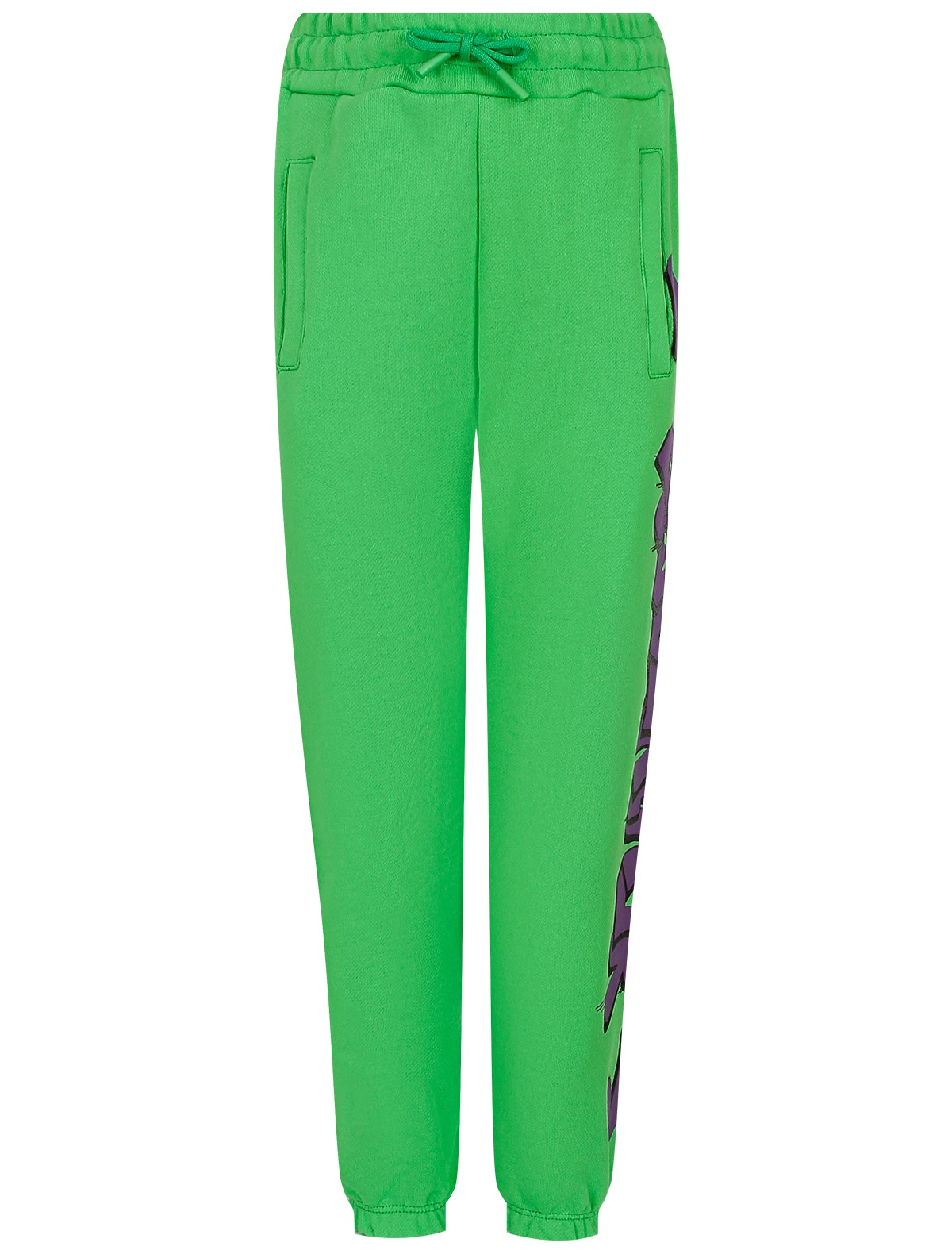 Брюки спортивные с принтом логотипа