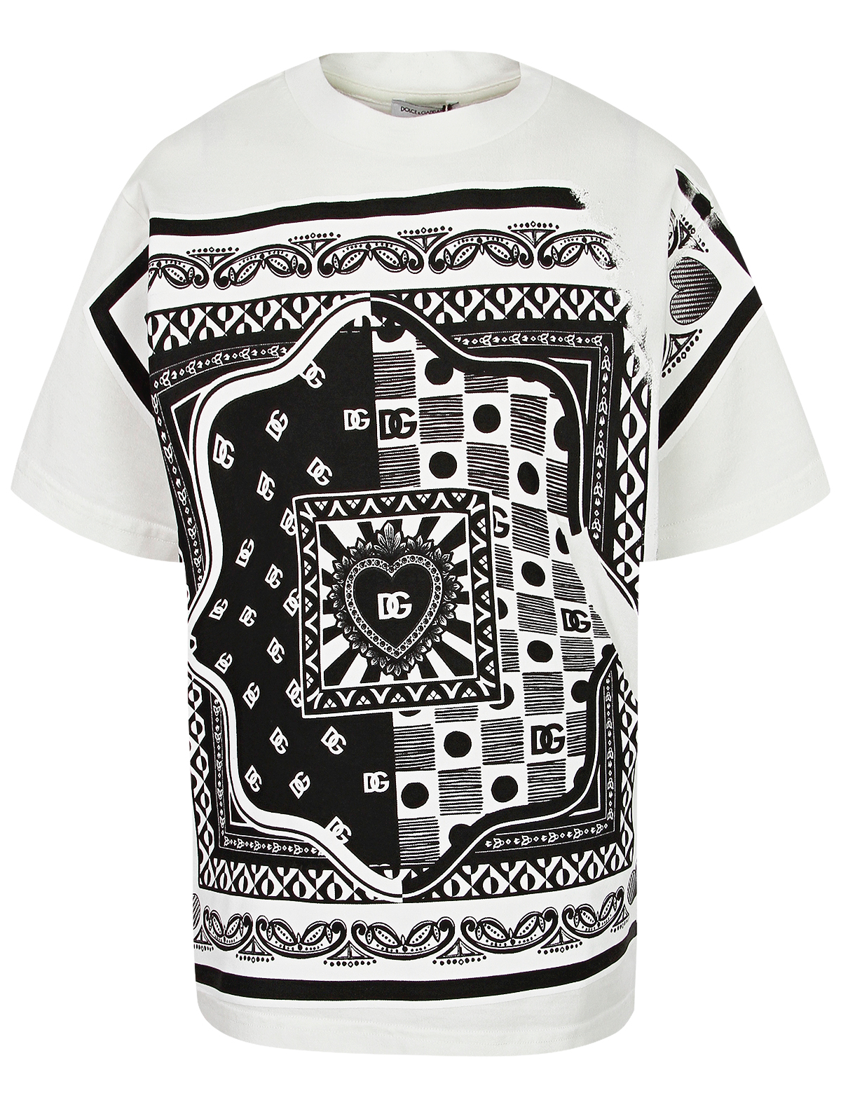 Футболка Dolce & Gabbana 2506148, цвет черный, размер 7