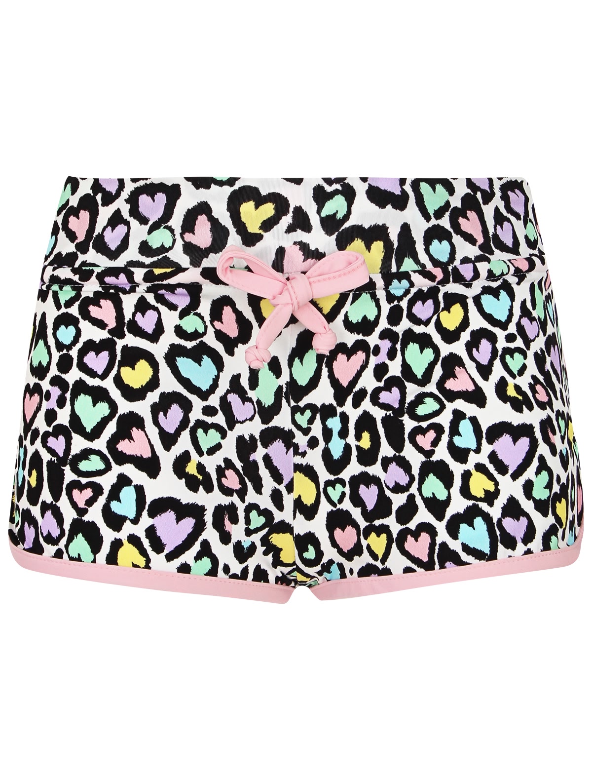Шорты пляжные с сердечками
