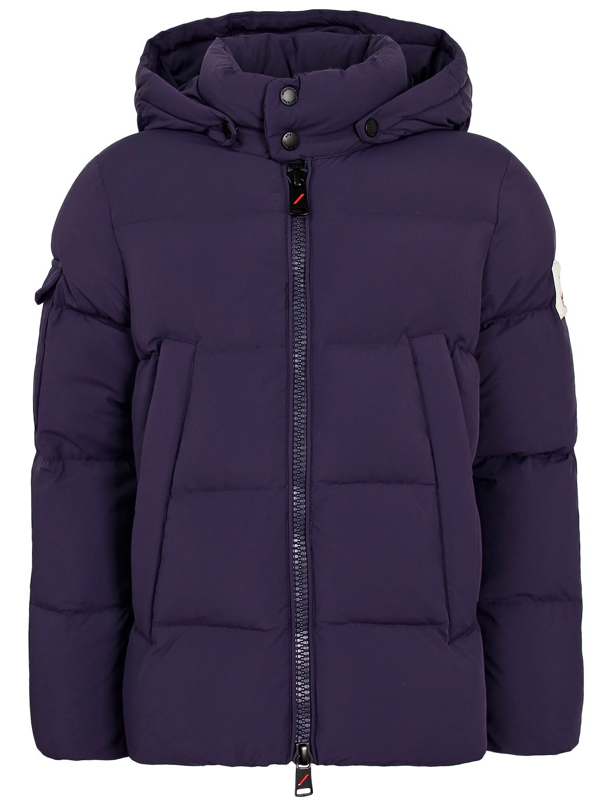 Синяя пуховая куртка