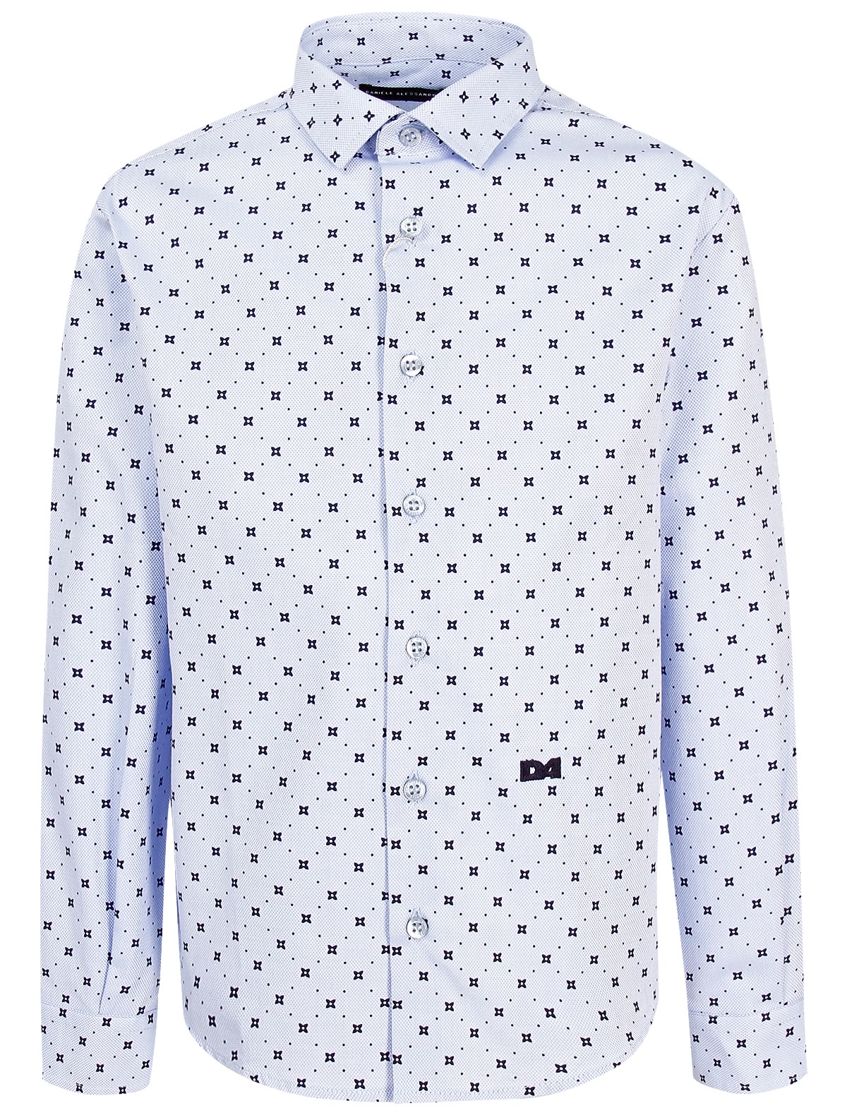 Рубашка с геометричными цветами