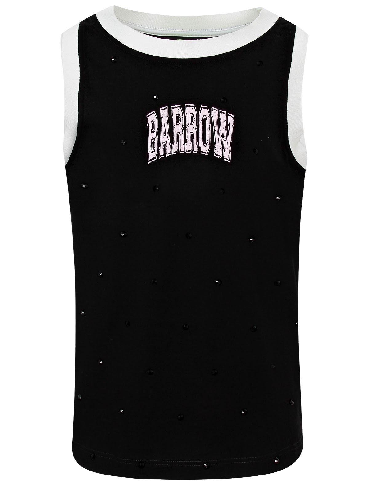 Черный топ с лого