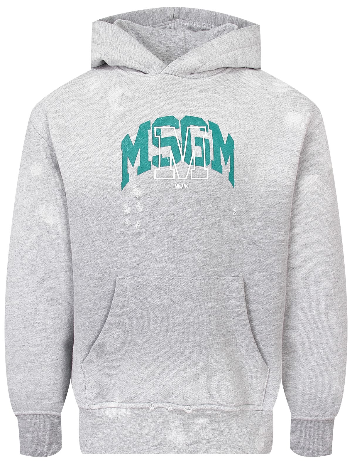 Худи с эффектом отбеливания