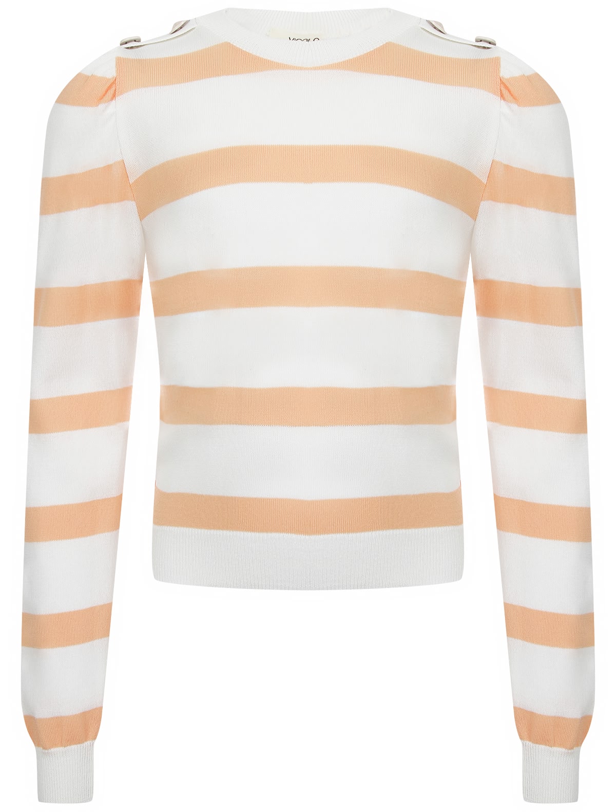 Джемпер в широкую полоску