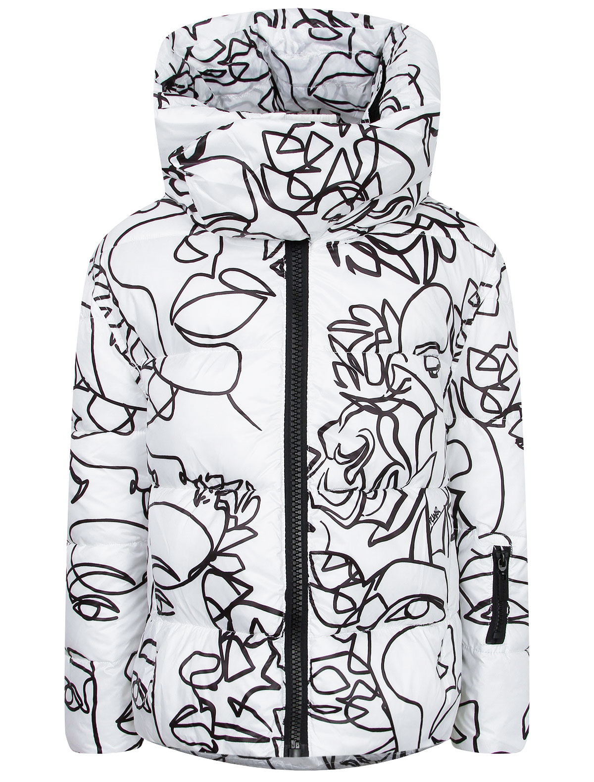Куртка с графичным принтом