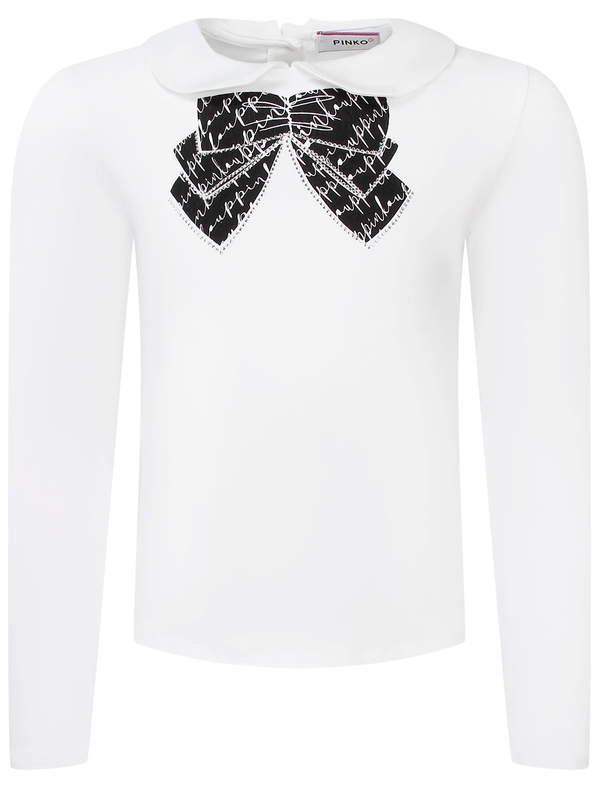 Блуза с аппликацией бант