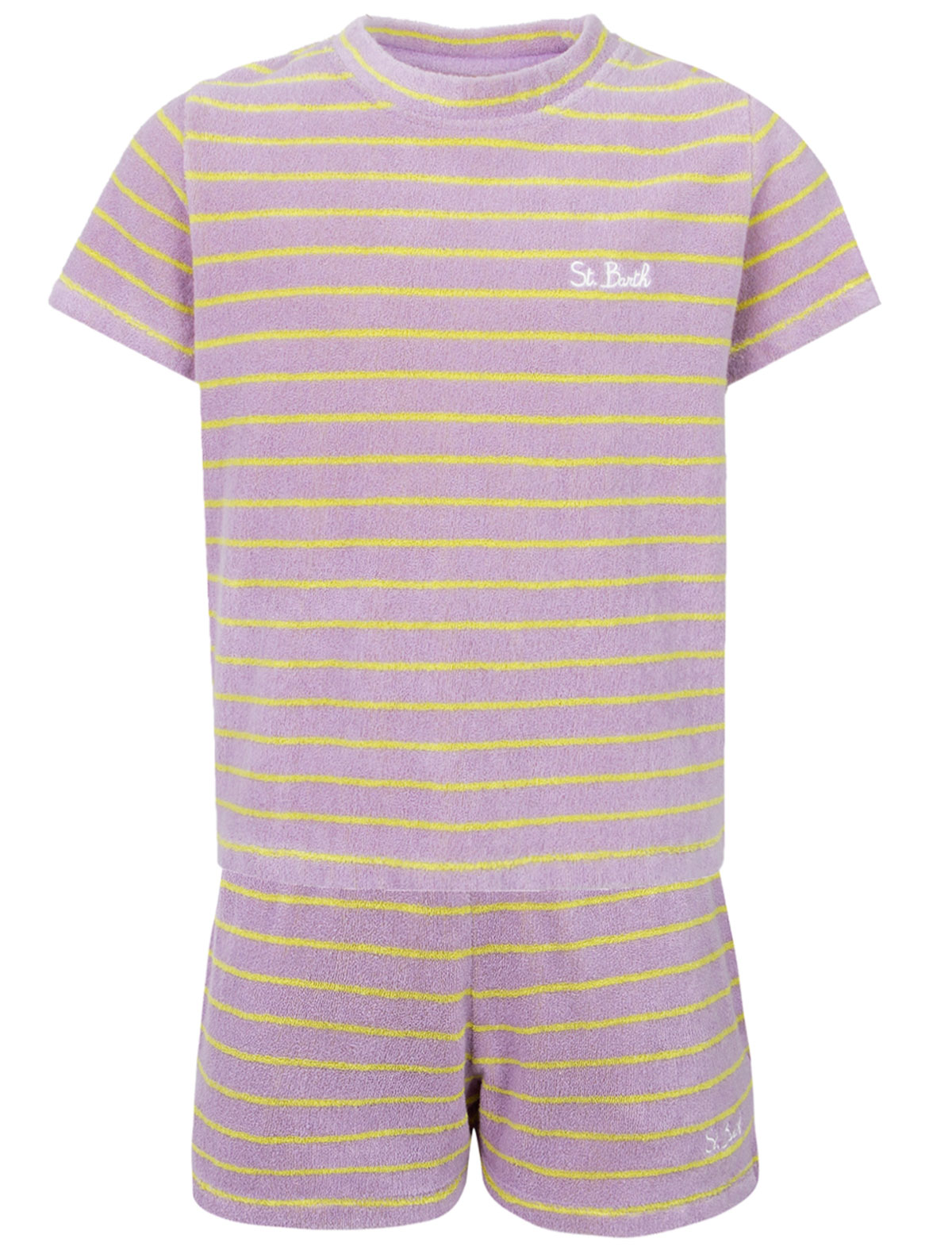 Хлопковый комплект в полоску